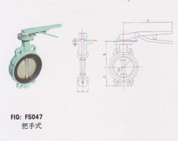 臺灣富山鑄鐵把手防結(jié)露蝶閥