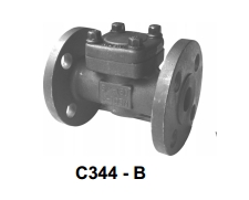 美國泰勒鍛鋼法蘭止回閥C344-B
